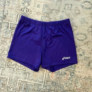Asics Women's Vibrant Blue Athletic Shorts